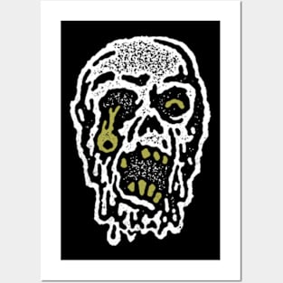 MELTING SKULL Posters and Art